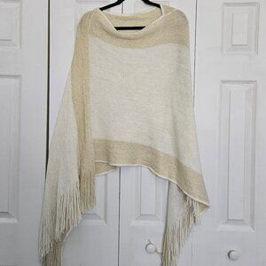 Cream Beige Poncho